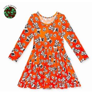 Posh peanut Disney Minnie glow in the dark twirl dress